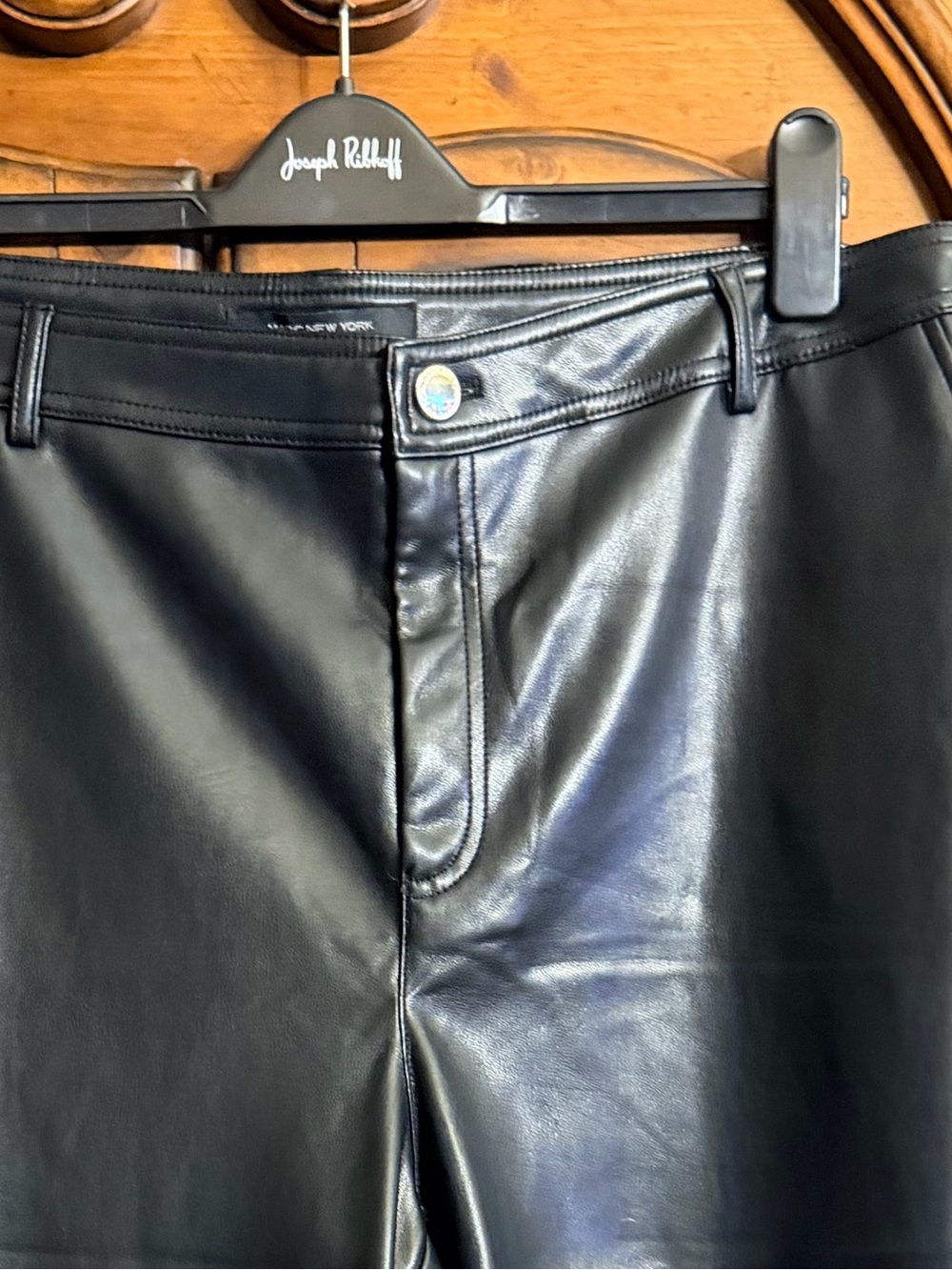 Marc New York Faux Leather Wide Leg Pants Size 16 NWT - Picture 11 of 11